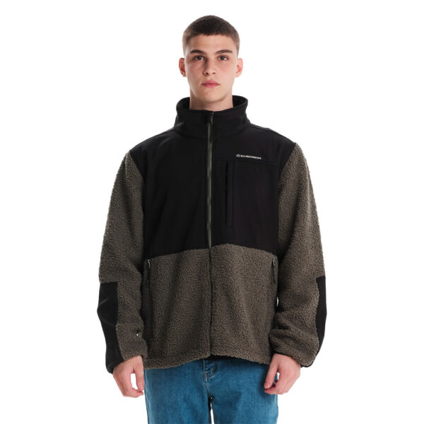 Emerson 242.EM11.21 Sherpa Jacket Olive Black