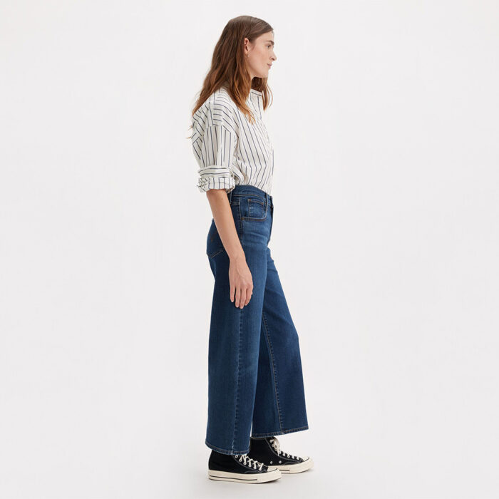 Levi's High Rise Wide Leg Pant Dark Indigo