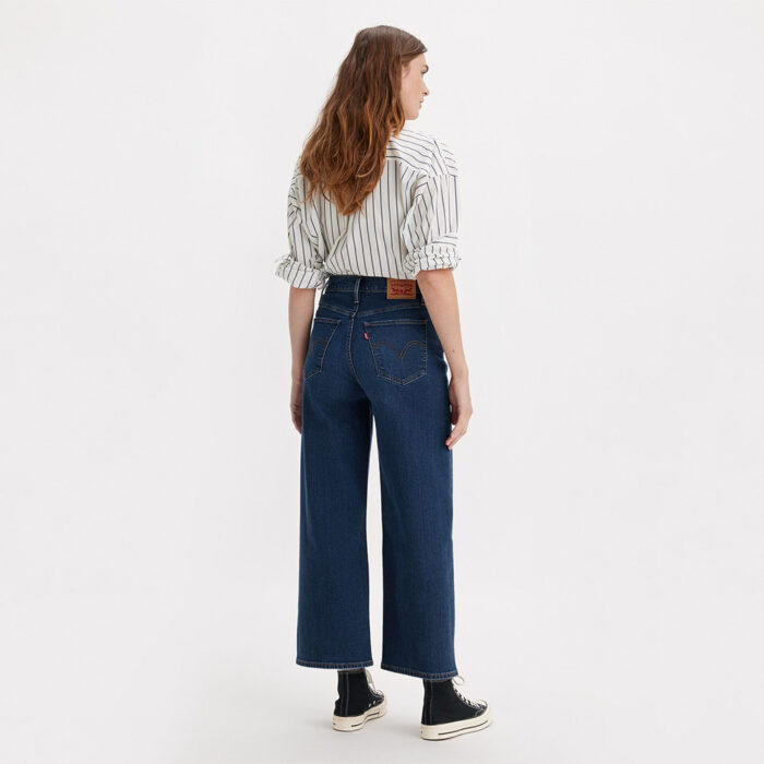 Levi's High Rise Wide Leg Pant Dark Indigo