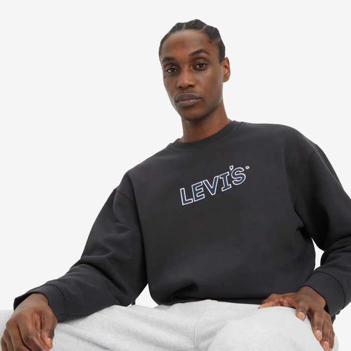 Levi's Relaxed Graphic Crewneck Black