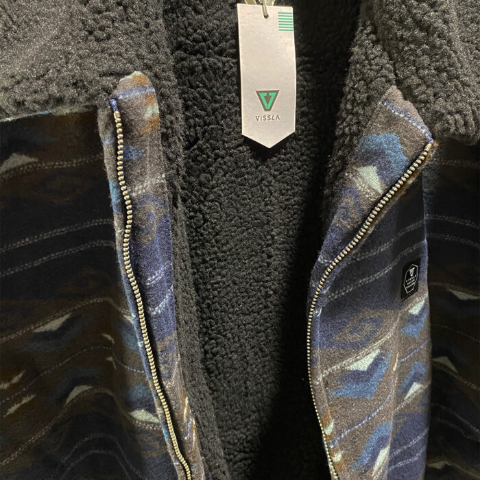 Vissla Minca Trucker Jacket Midnight Blue