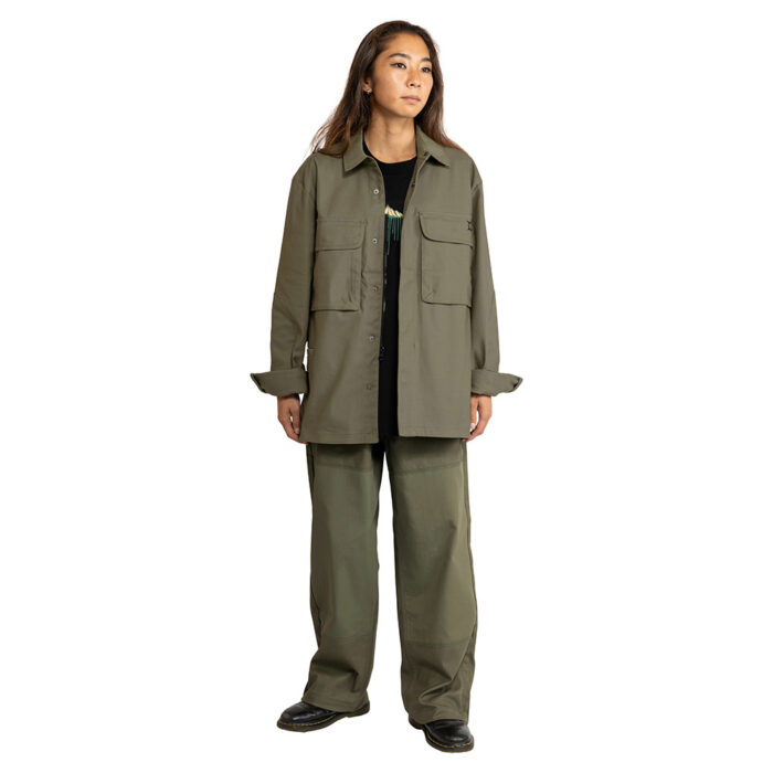 Volcom Iguchi Unisex Work Shirt Wintermoss