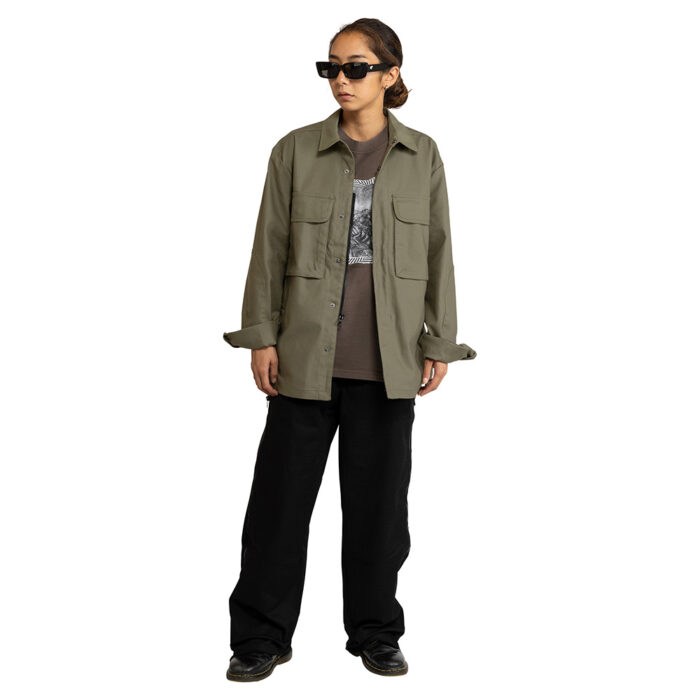 Volcom Iguchi Unisex Work Shirt Wintermoss