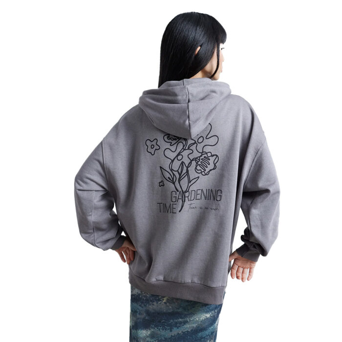 24 Colours Oversized Hoodie Grey