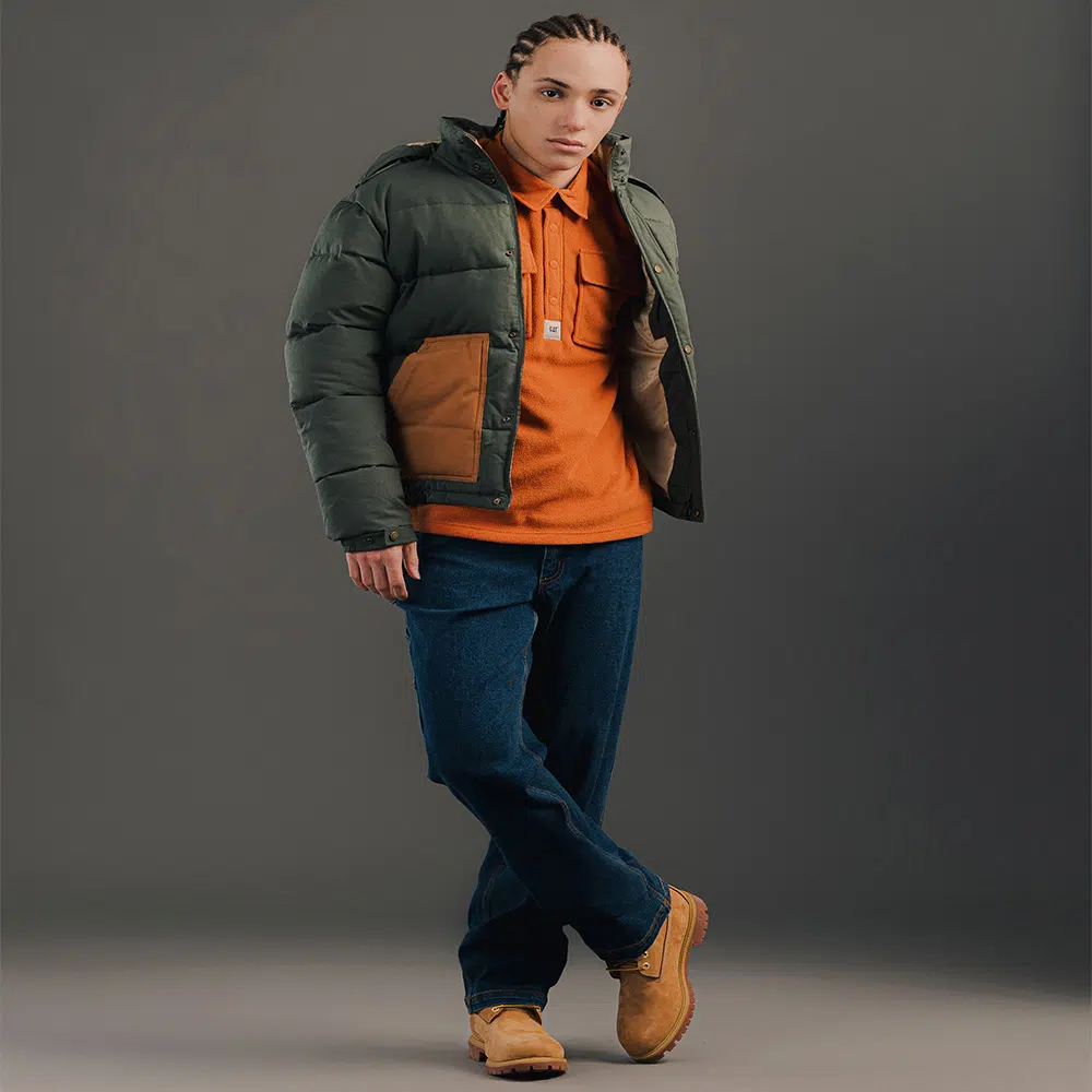 Cat WWR Ripstop Puffer Jacket Beetle Duck