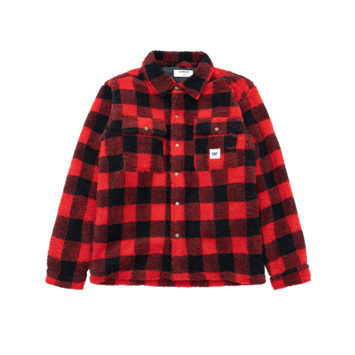 Cat WWR Buffalo Overshirt Red Black