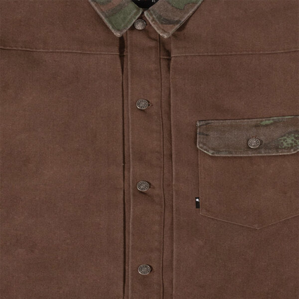 The Hundreds Camo Canvas Jacket Brown Camo