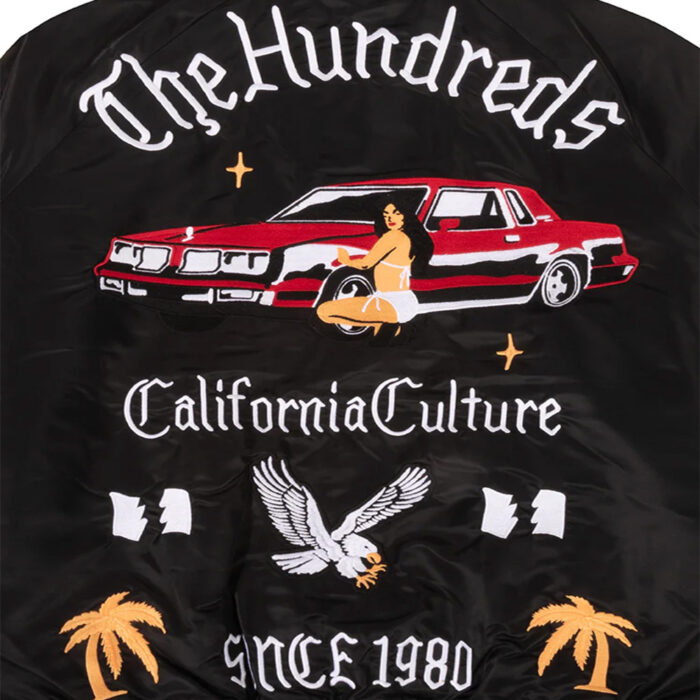 The Hundreds East Souvenir Unisex Jacket Black - Image 4