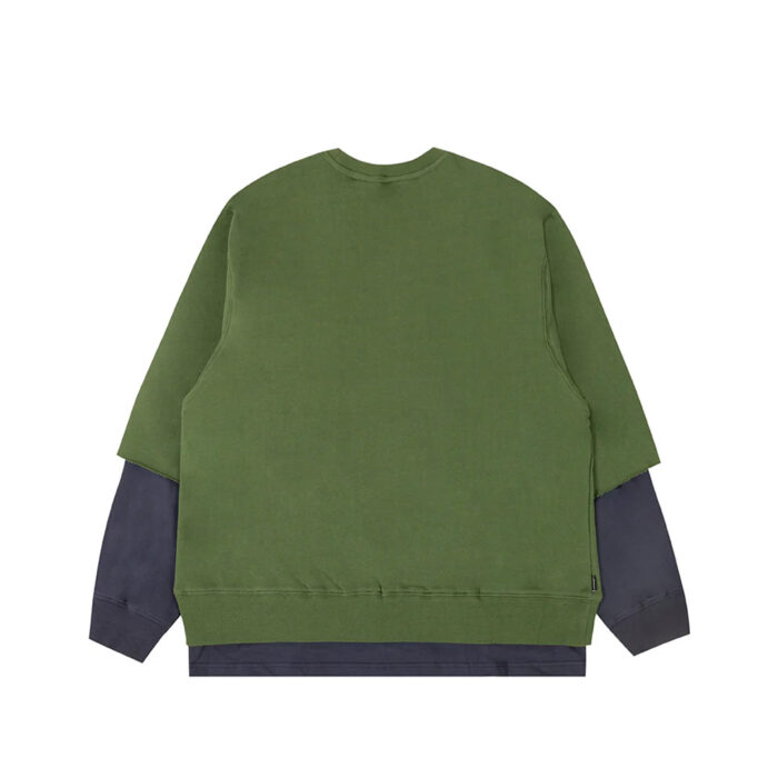 The Hundreds Unisex Layer Crewneck Forest Green