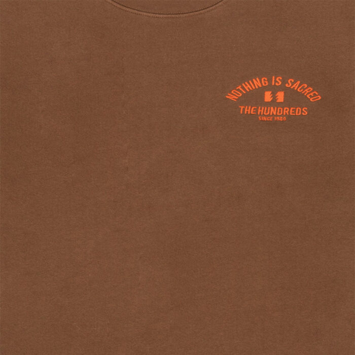 The Hundreds Temp Unisex Crewneck Brown