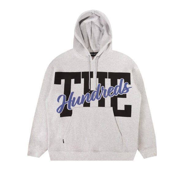 The Hundreds The Pullover Unisex Hoodie Ash Heather