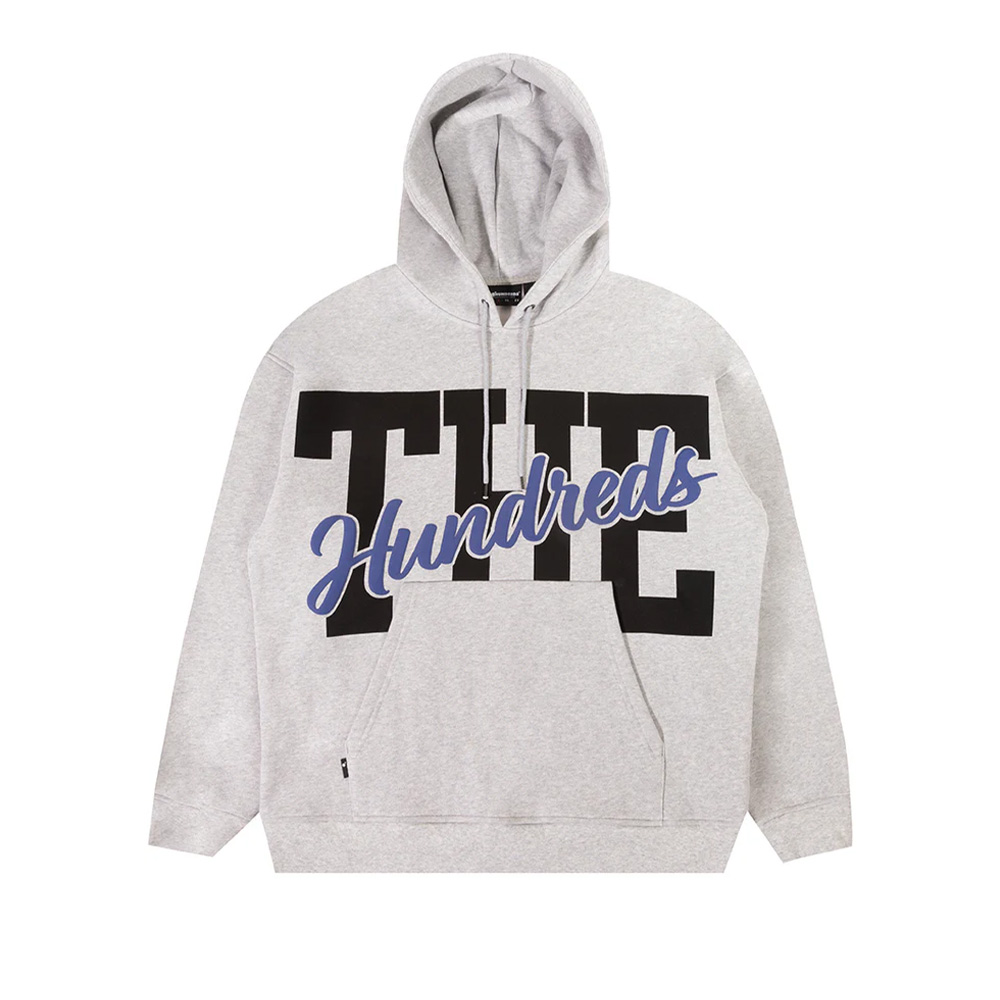 The Hundreds The Pullover Unisex Hoodie Ash Heather