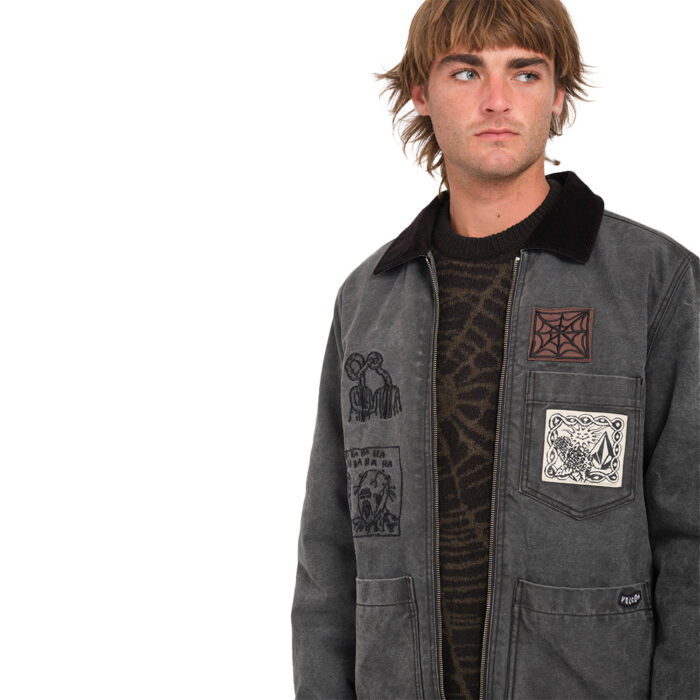 Volcom Keutchi Denim Jacket Black
