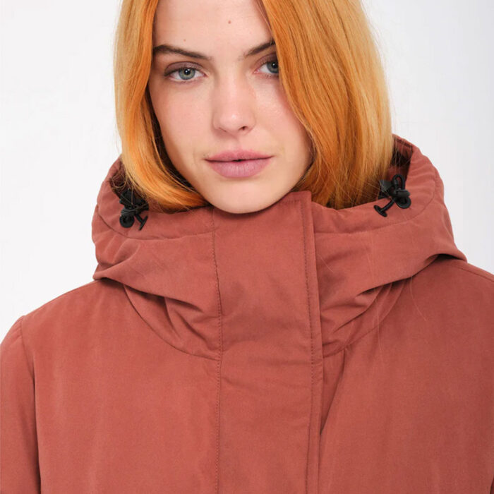 Volcom Sleepi Puff Up Parka Jacket Chestnut Brown