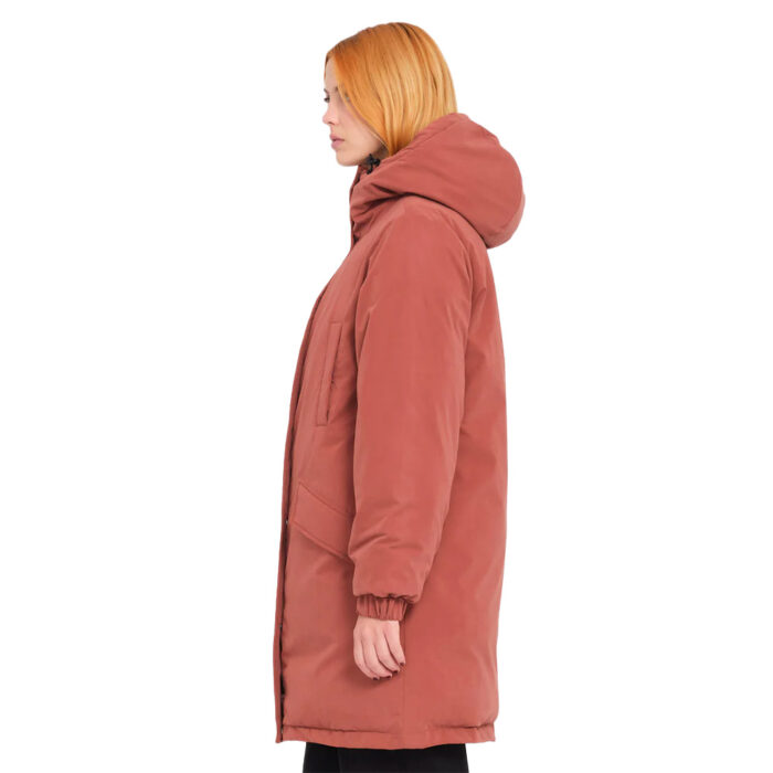 Volcom Sleepi Puff Up Parka Jacket Chestnut Brown