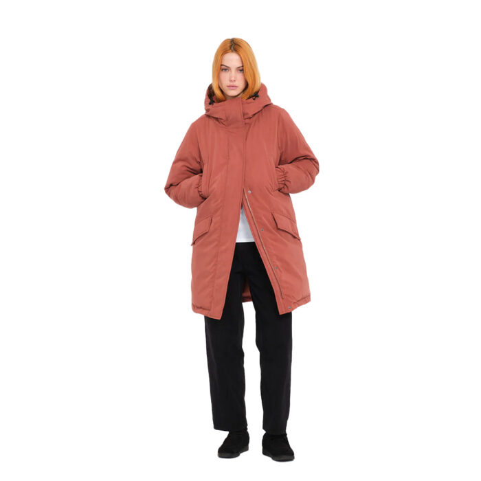 Volcom Sleepi Puff Up Parka Jacket Chestnut Brown