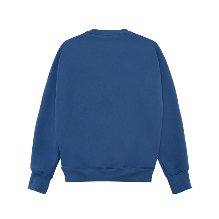 Cat WWR Varsity Unisex Crewneck Bright Blue