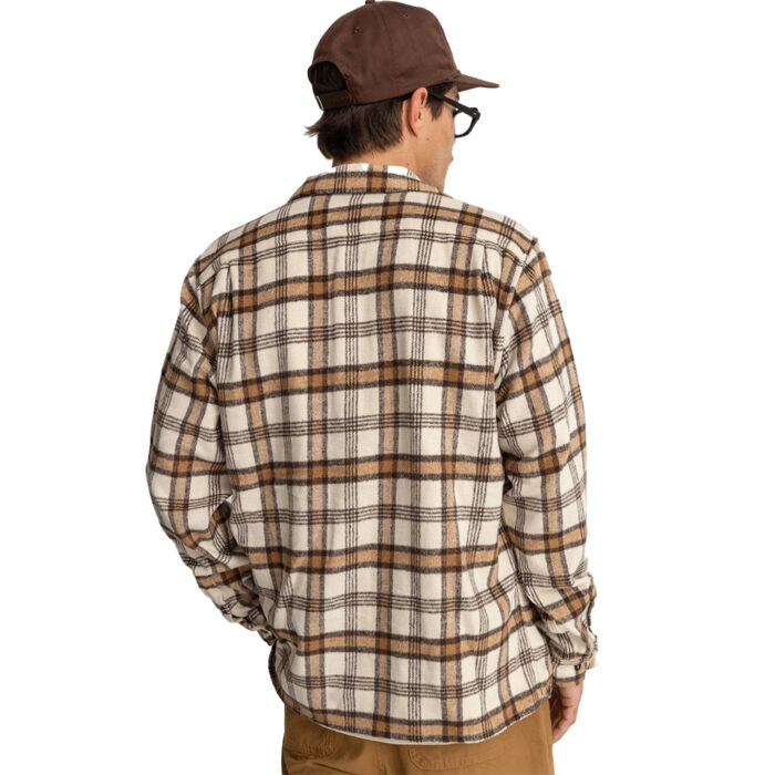 Rhythm Albert Check LS Shirt Natural