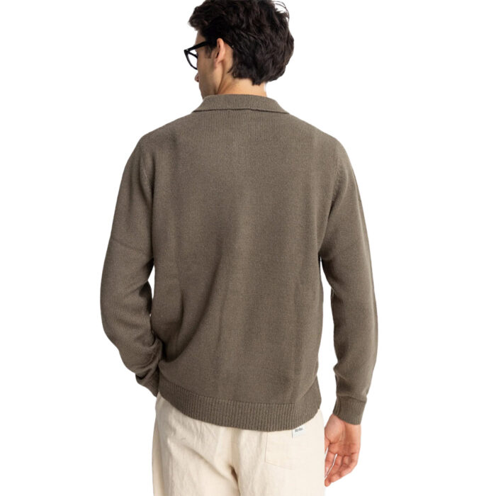Rhythm Mohair Knit Button Up Olive