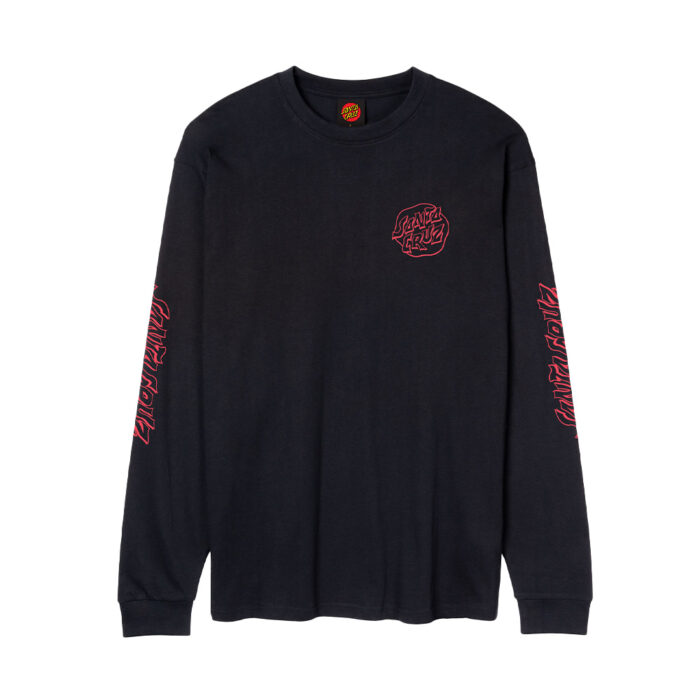 Santa Cruz Fever Dream Mono LS Tee Black
