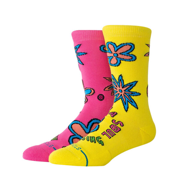 Stance x De La Soul 3 Feet High Unisex Crew Socks Multicolor