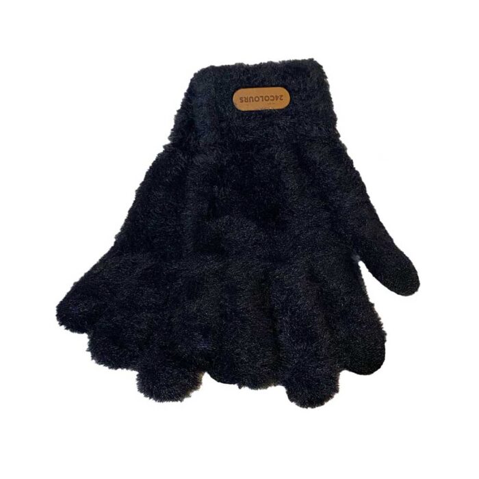 24 Colours Cozy Gloves Black
