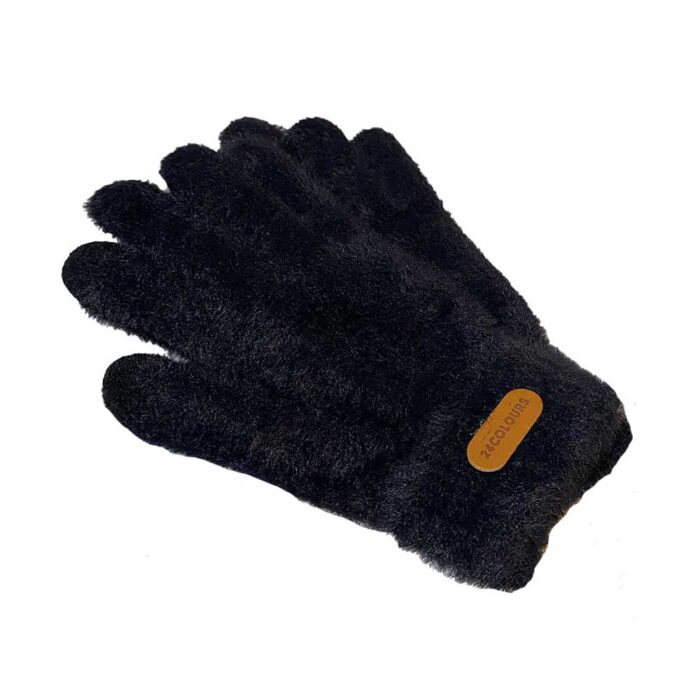 24 Colours Cozy Gloves Black