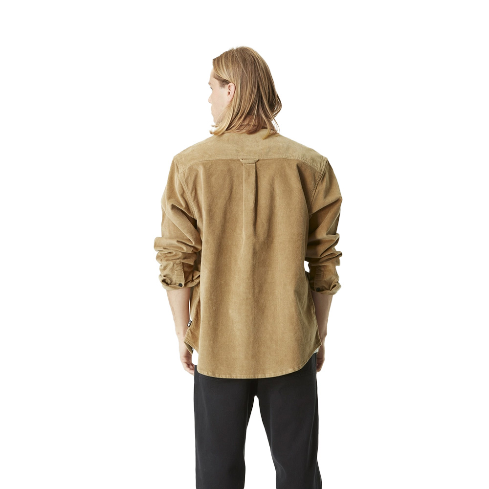 Picture Graftons Corduroy Shirt Dark Stone