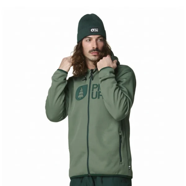 Picture Park Zip Tech Hoodie Ανδρικό Laurel Wreath