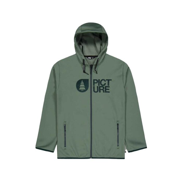 Picture Park Zip Tech Hoodie Laurel Wreath