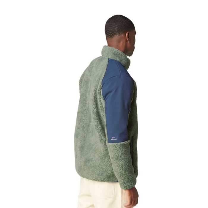 Picture Quilchena Zip Fleece Green Spray Dark Blue