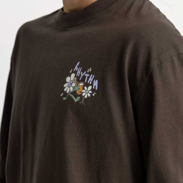 Rhythm Natural Harmony LS Tee Black