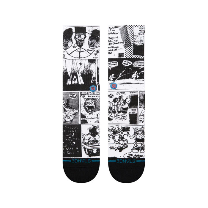 Stance x De La Soul The Sleeve Unisex Crew Socks Black White