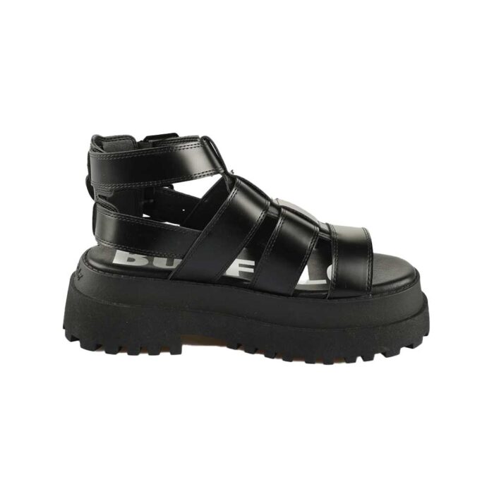 Buffalo Pluto GLD Sandals Black