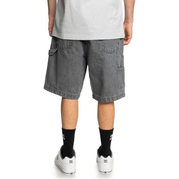 DC Carpenter Baggy Denim Shorts Medium Grey