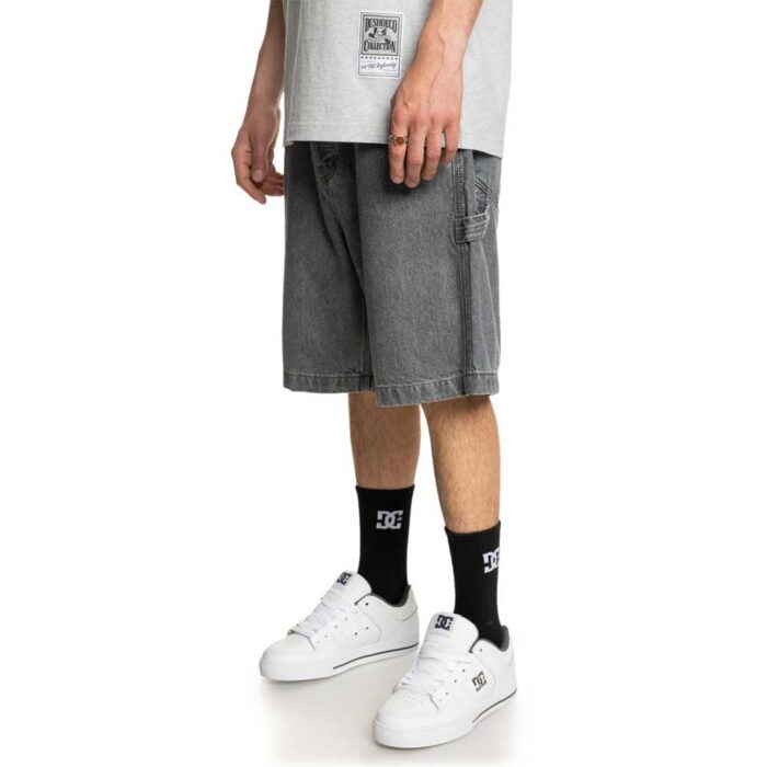 DC Carpenter Baggy Denim Shorts Medium Grey