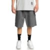 DC Carpenter Baggy Denim Shorts Medium Grey
