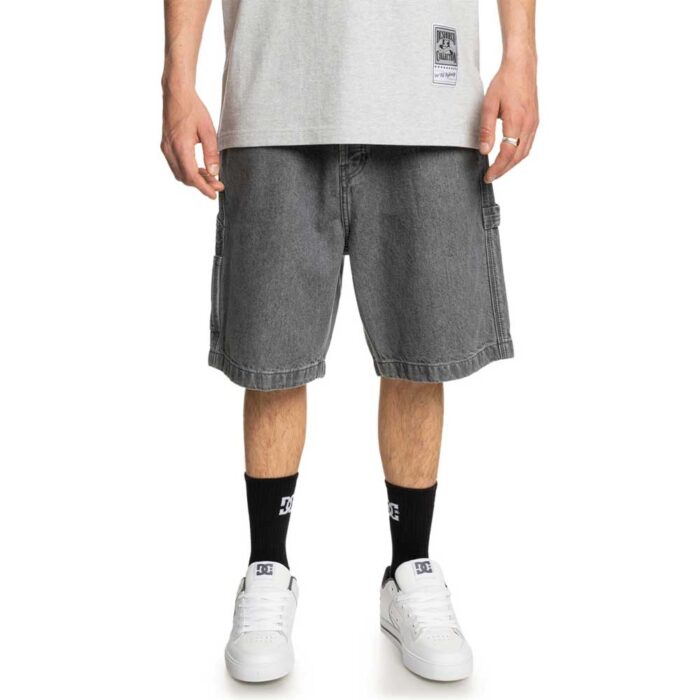 DC Carpenter Baggy Denim Shorts Medium Grey