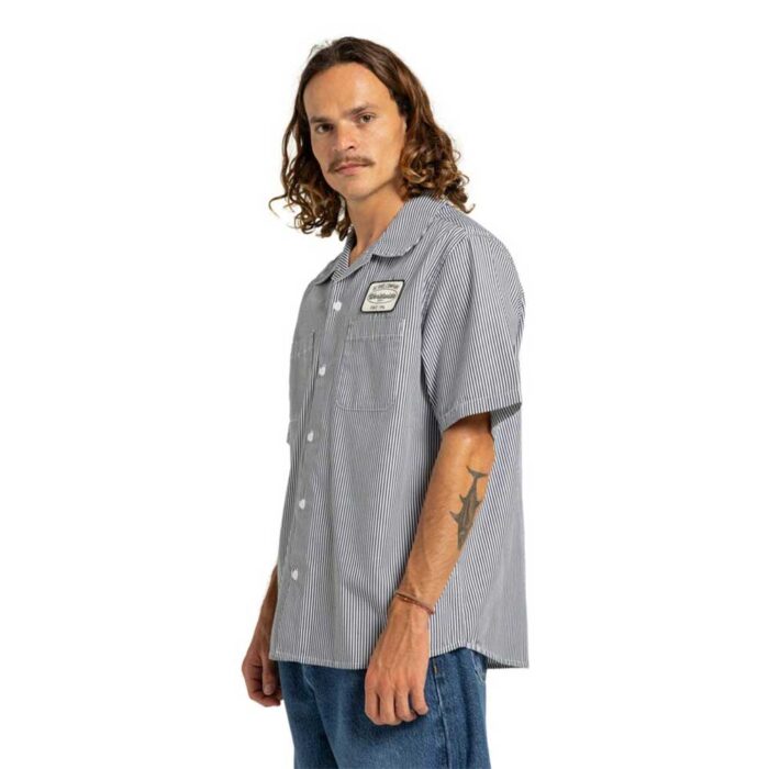 DC Circuit Shirt Vintage Indigo Stripe