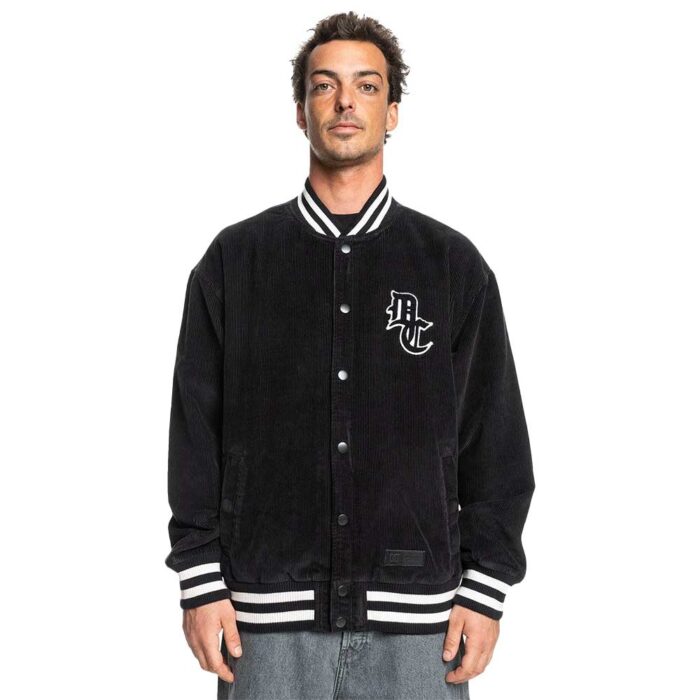 DC Maddux Bomber Cord Jacket Black
