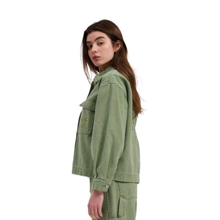 Santa Cruz Asp Key Denim Workwear Jacket Pale Sage Wash