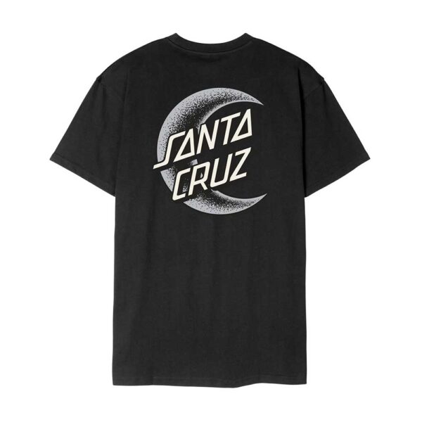 Santa Cruz Crescent Moon Chest T-Shirt Black