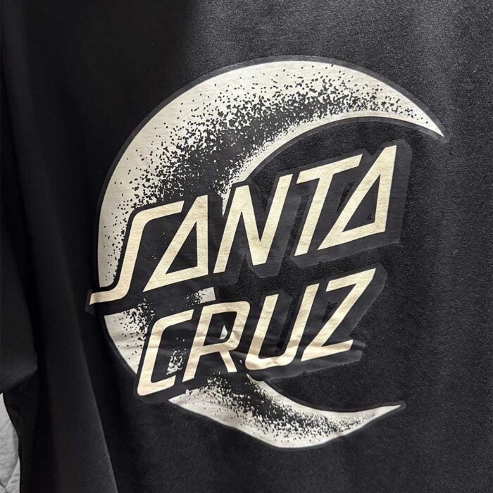 Santa Cruz Crescent Moon Chest T-Shirt Black