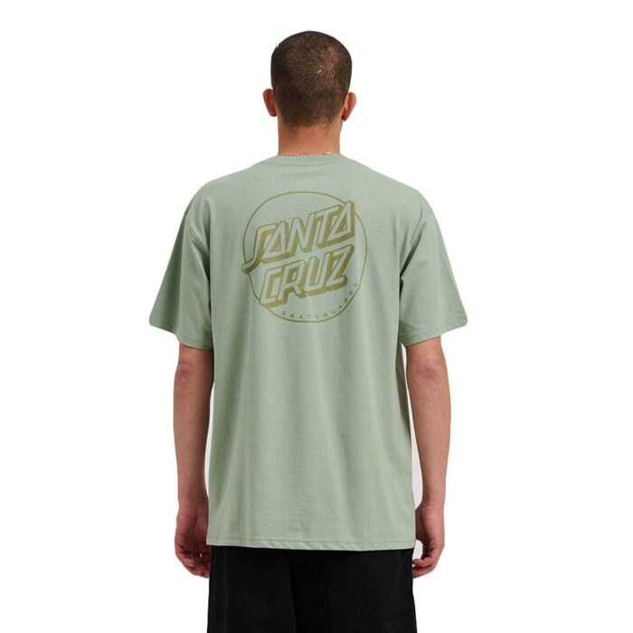 Santa Cruz Tonal Opus Dot Stripe T-Shirt Moon Rock