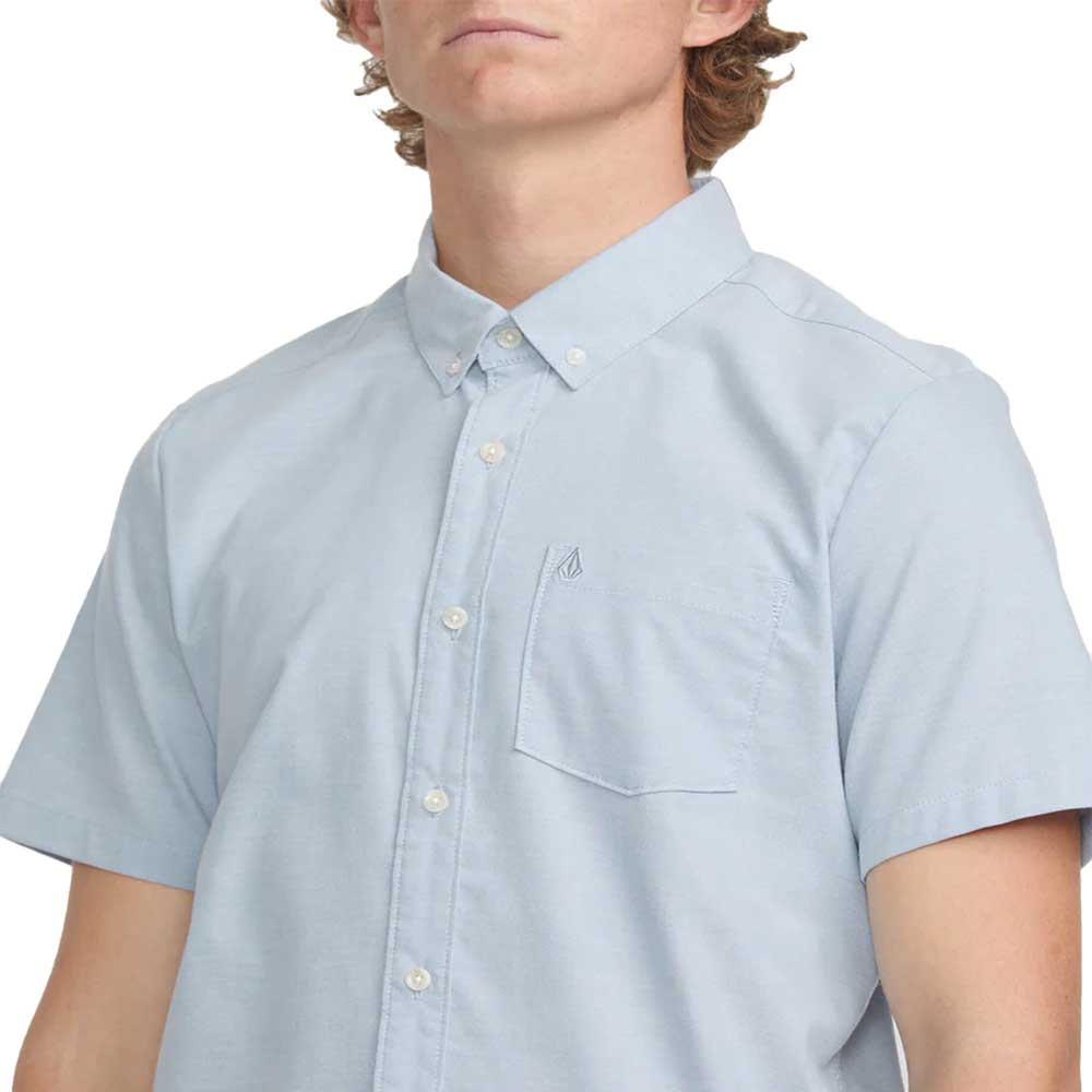 Volcom Everett Oxford Shirt Wrecked Indigo