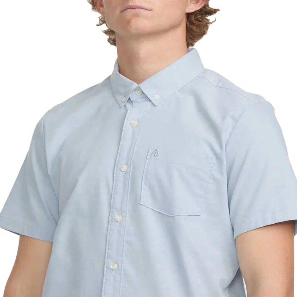 Volcom Everett Oxford Shirt Wrecked Indigo