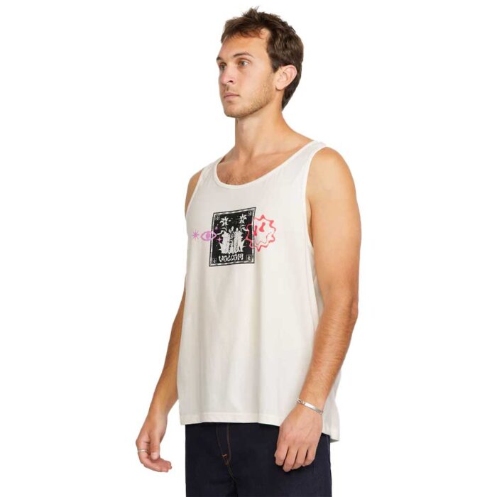 Volcom Filip Rygalski Unisex Tank Off White - Image 3