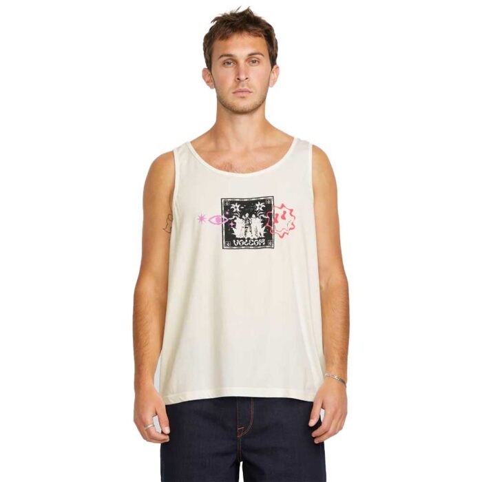 Volcom Filip Rygalski Unisex Tank Off White
