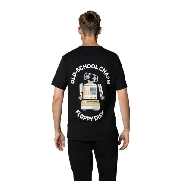 Clean Cut Floppy Disk T-Shirt Black