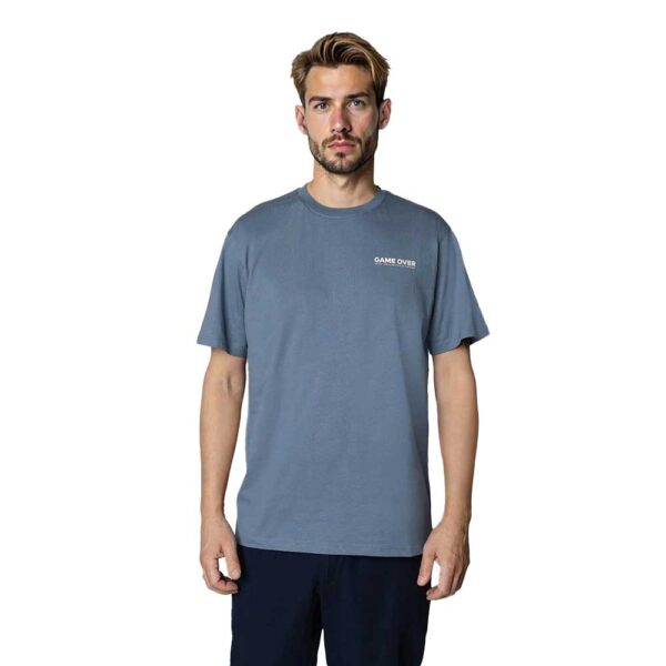 Clean Cut Game Over T-Shirt Dusty Blue